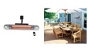 Ener-G+ Infrared Electric Outdoor Heater - Wall Mounted with LED and Remote